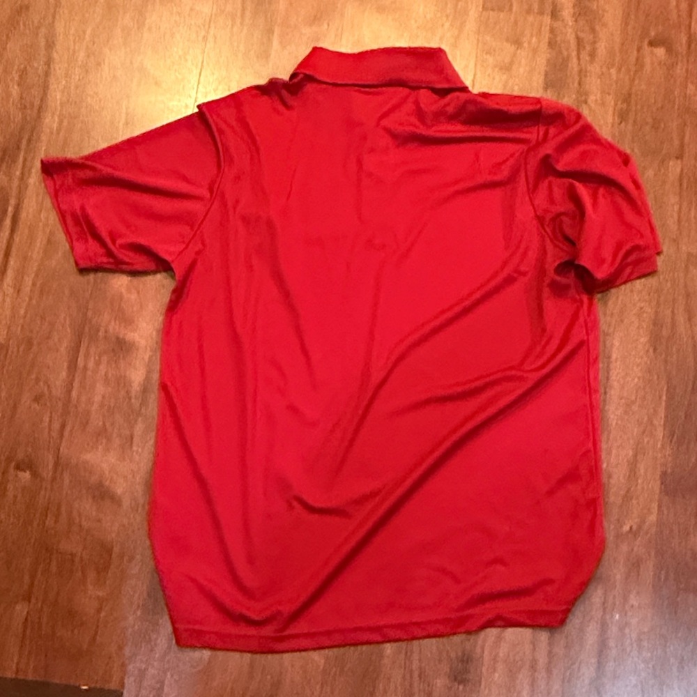 red size large Marist Admissions collared button down tee - Picture 2 of 4